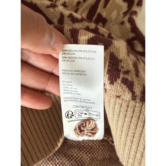 NWT Anthropologie MAEVE Puff-Sleeve Pullover Sweater - Picture 12 of 12